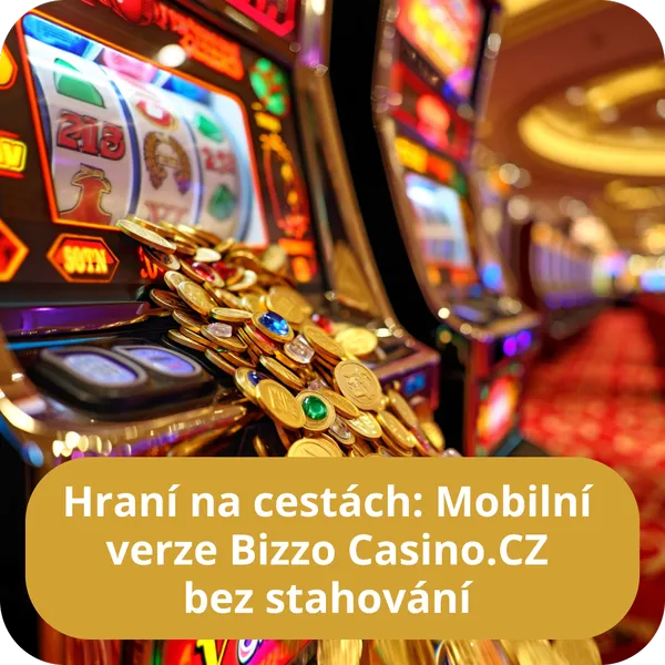 Hraní na cestách: Mobilní verze Bizzo Casino.CZ bez stahování